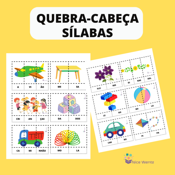 Quebra-cabeça (sílabas simples e complexas)