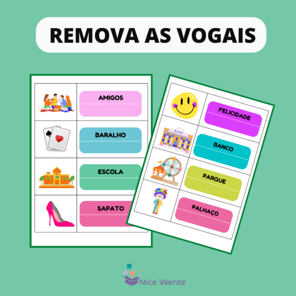 Remova as vogais