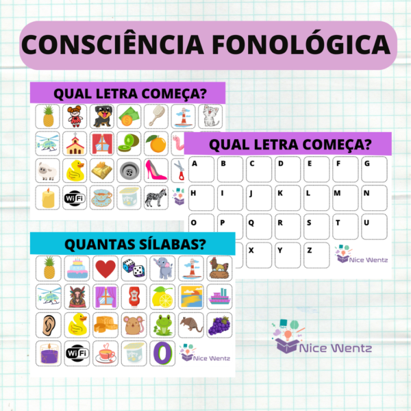 Consciência fonológica - 2 recursos