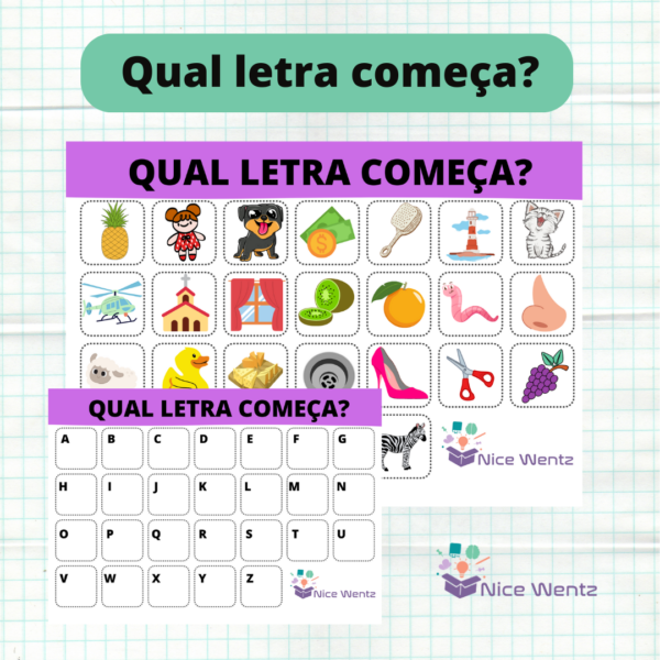 Qual letra começa?