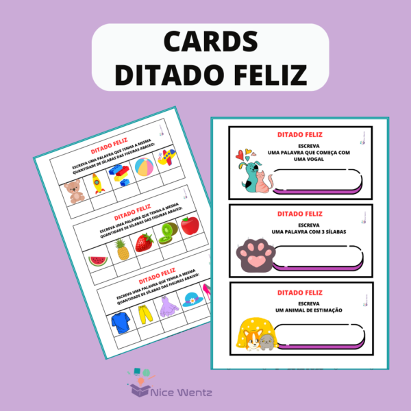 Cards - Ditado feliz