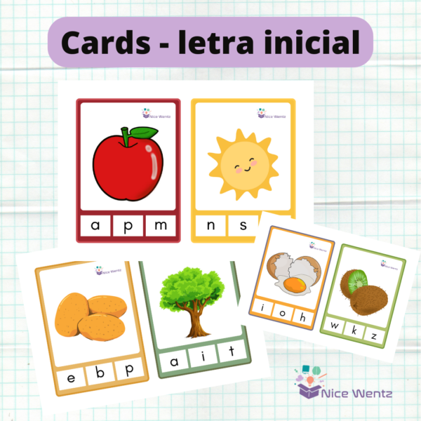 Cards - letra inicial