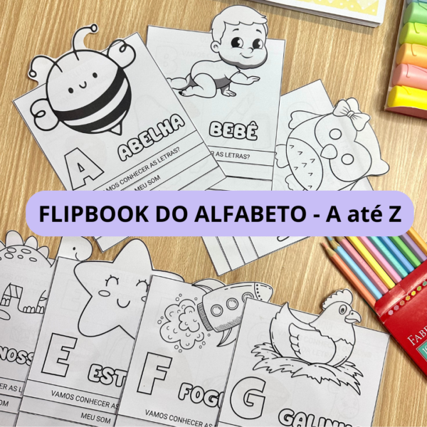 Flipbook do Alfabeto - A até Z