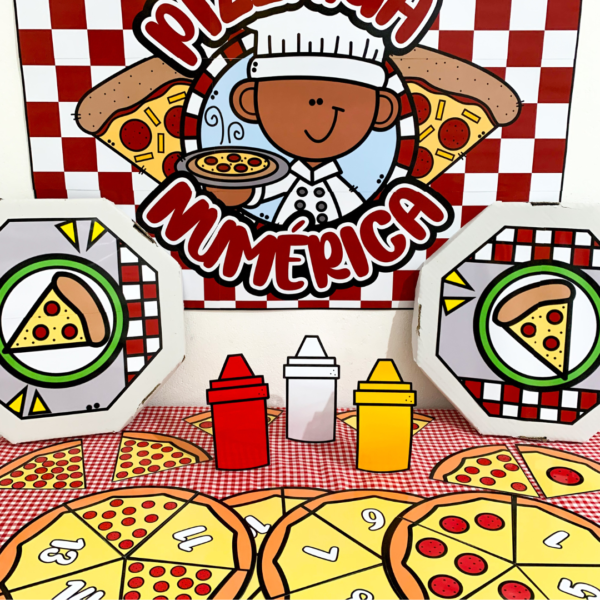 Pizzaria Numérica - Mural + atividades