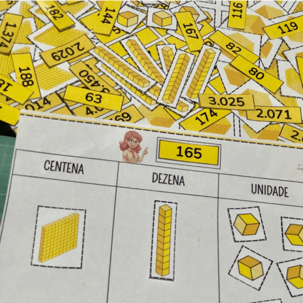 Decomposição de Numerais - Material Dourado