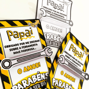 Cartão Dia dos Pais - O amor é a Ferramenta