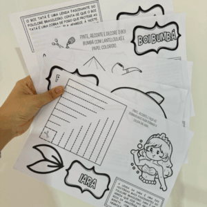 Folclore Brasileiro - 5 Lendas (Atividades)