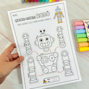 Quebra-cabeça: Robô