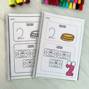 Trace e Pinte Numerais