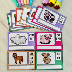 Organizando as sílabas